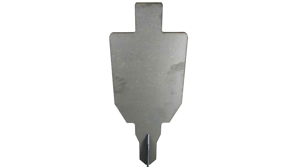 Shootsteel Evil Roy Target System, 3/8in AR550, Silhouette Target Only, Gray, 12x20 inch, 1073055465519