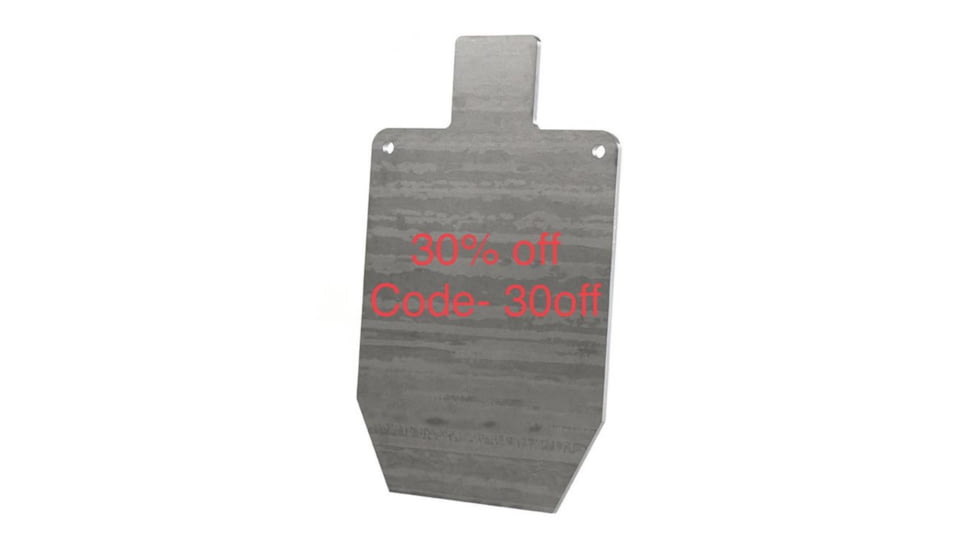 Shootsteel Surplus 5/8in AR500 Steel Target, Gong, Gray, 12x20 inch, 1185792458799