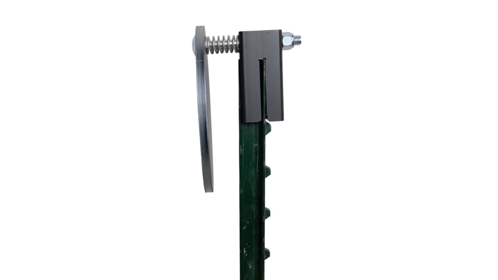 Shootsteel T Post Target, Static Target Hanger Patent Pending, Black, One Size, 1173165473839
