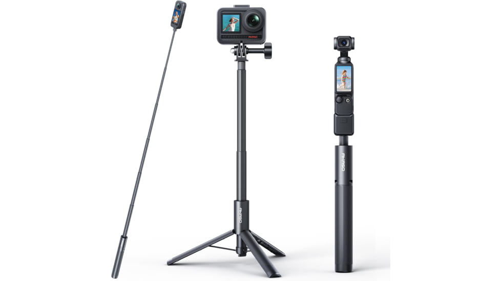 Shop-Akaso AKASO 47.2"/120cm Invisible Selfie Stick Tripod, SYAC0173-BK
