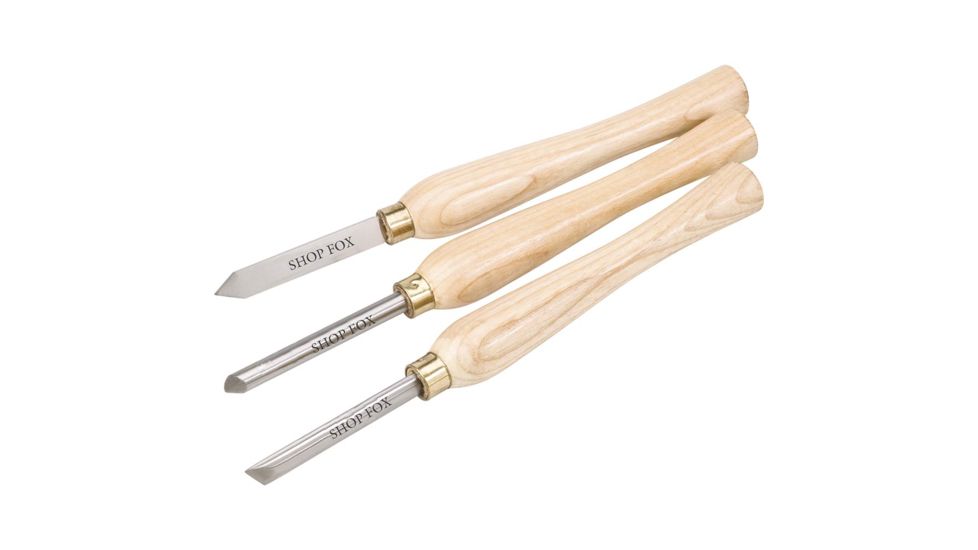 Shop Fox 3 pc. HSS Lathe Chisel Set D3782