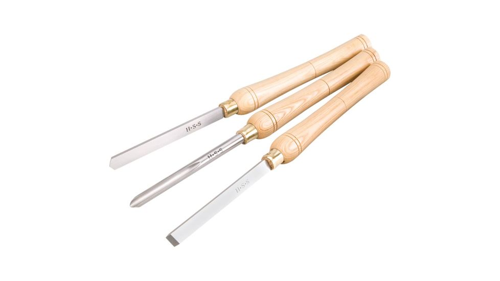 Shop Fox 3 pc. HSS Lathe Chisel Set D3785