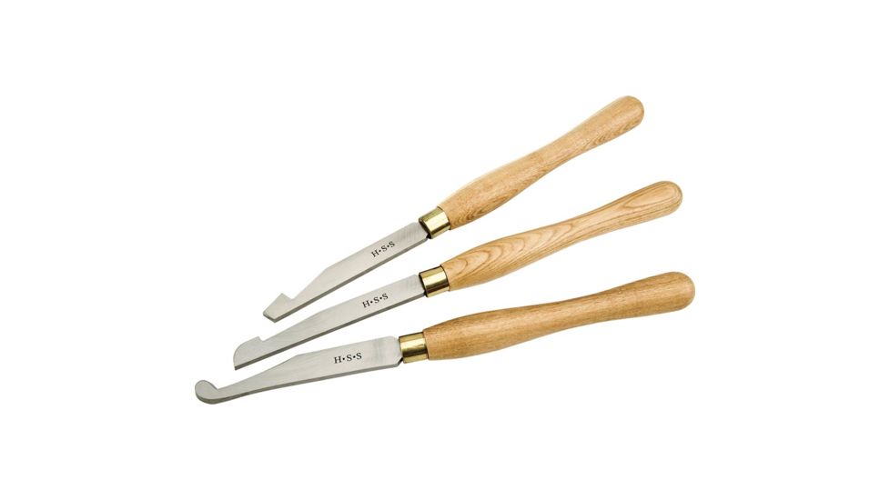 Shop Fox 3 pc. HSS Lathe Chisel Set D4058