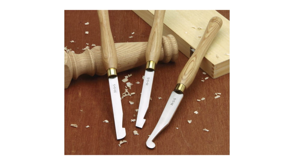 Shop Fox 3 pc. HSS Lathe Chisel Set D4058