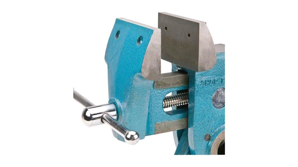 Shop Fox 360-Degree Swivel Parrot Vise, 4.75 in. Capacity, 3-1/2 in. x 2-1/8 in. Jaws D3125