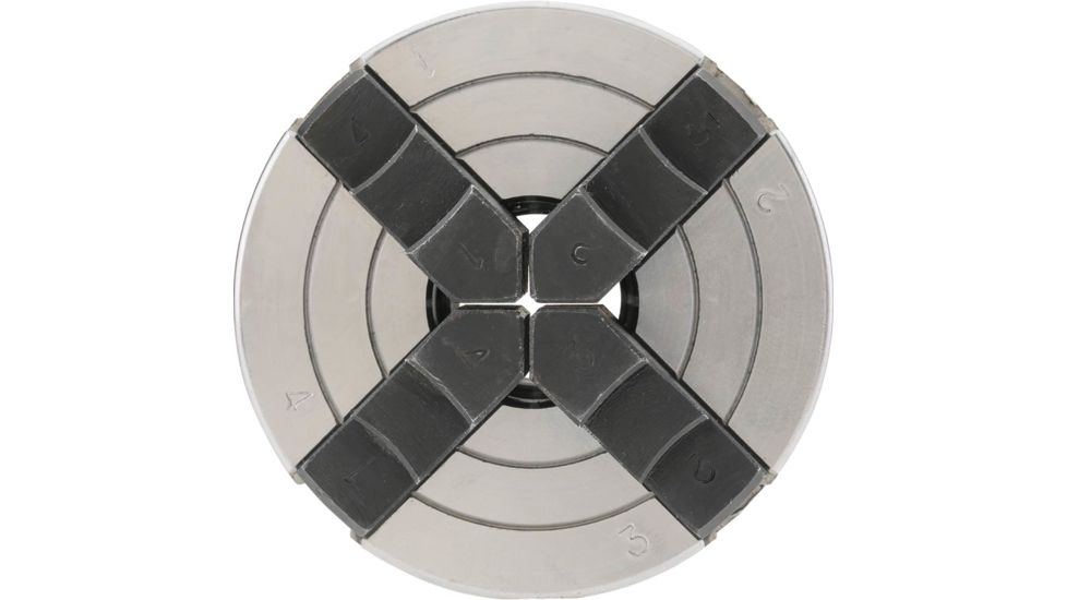 Shop Fox 3in 4 Jaw Chuck 1in x 8 TPI D4054