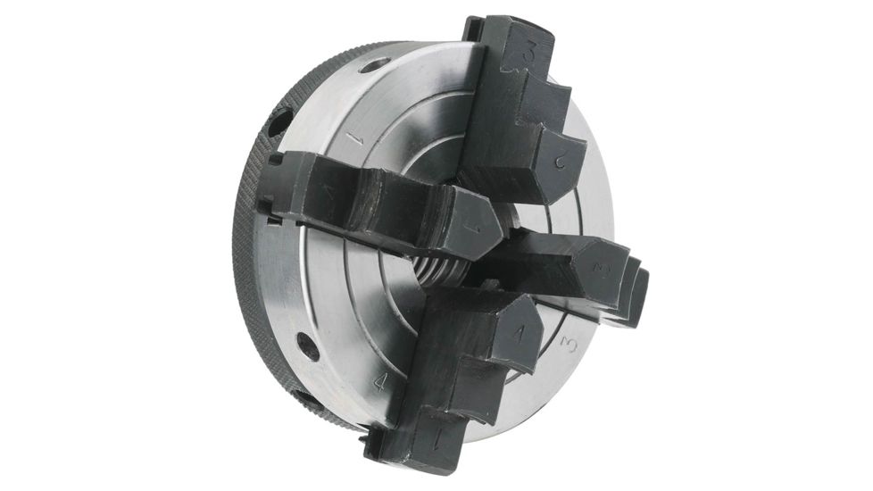 Shop Fox 3in 4 Jaw Chuck 1in x 8 TPI D4054