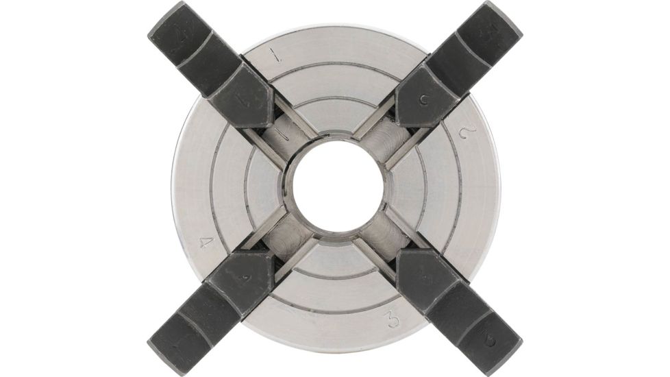 Shop Fox 3in 4 Jaw Chuck 1in x 8 TPI D4054