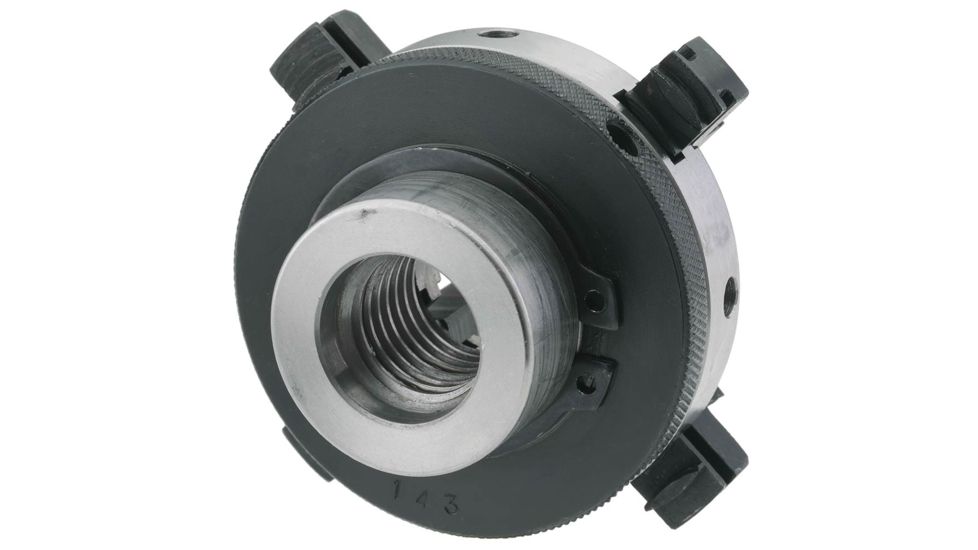Shop Fox 3in 4 Jaw Chuck 1in x 8 TPI D4054