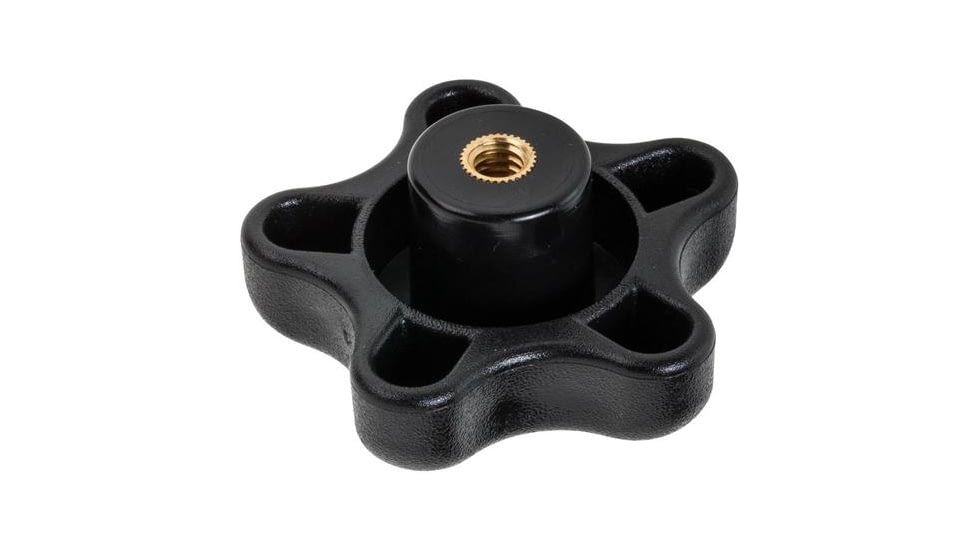Shop Fox 5-Prong Knob 20 TPI, 2-1/4in DIA, ABS Polypropylene, D4848