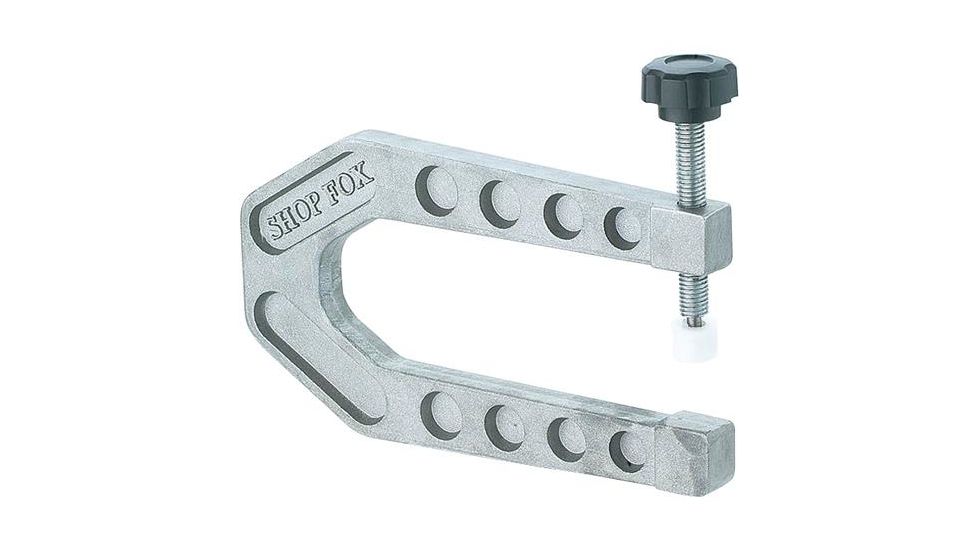 Shop Fox 6 in. Aluminum Deep Reach C-Clamp, 1.5 in. Capacity D2804