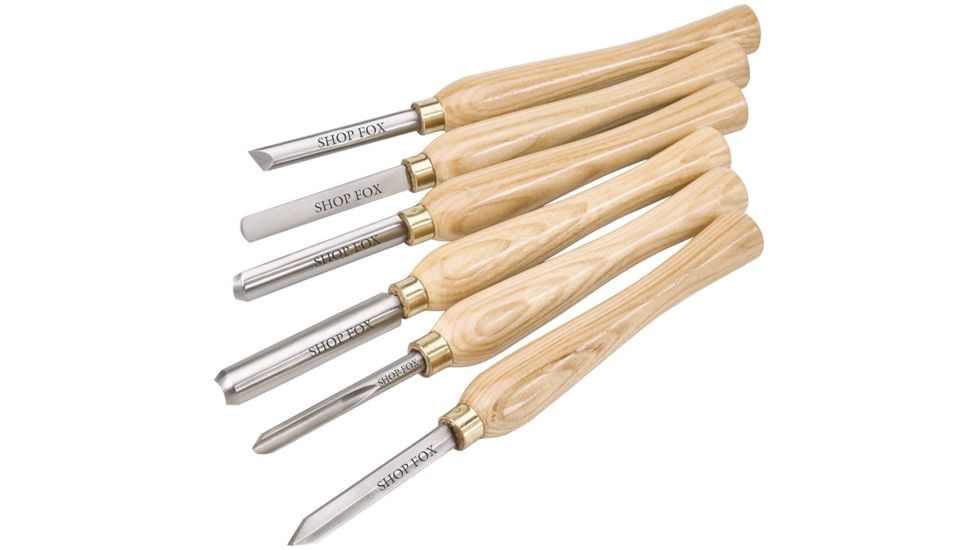 Shop Fox 6 pc. HSS Lathe Chisel Set D3783