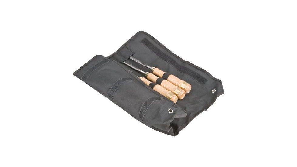 Shop Fox 7 Pc. Gouge Chisel Set, Chrome Vanadium Steel, Ash Handles, 10.75in. to 12in. Long Overall D3780