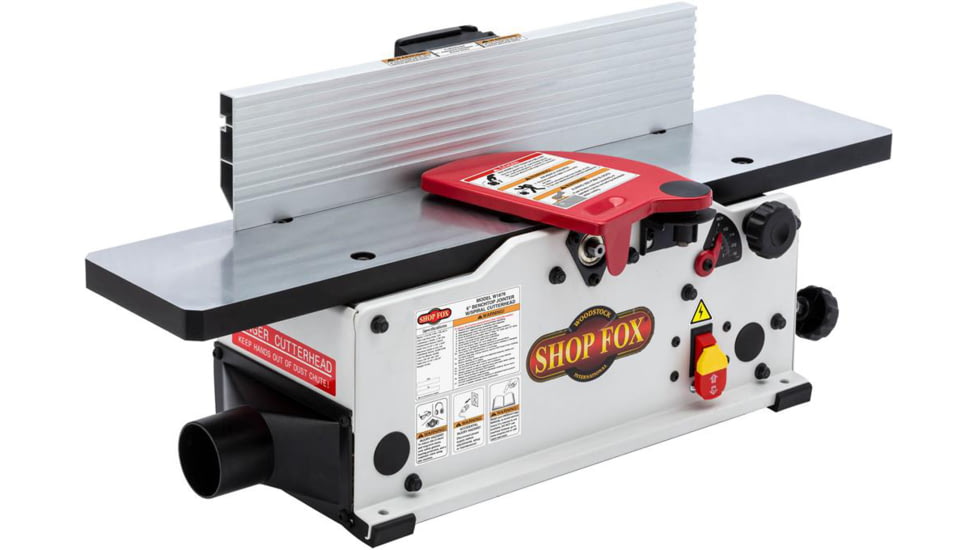 Shop Fox Benchtop Jointer With Spiral-Style Cutterhead, 6in, W1876