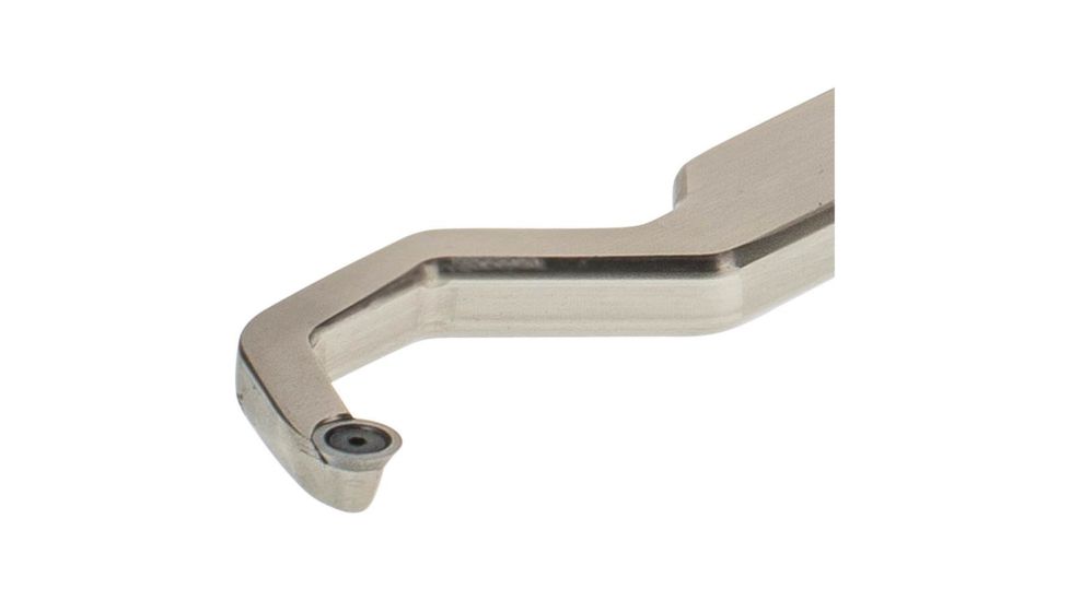 Shop Fox Carbide Tipped Lathe Chisel, Curved Neck, Inside Hollower Tool, D4493