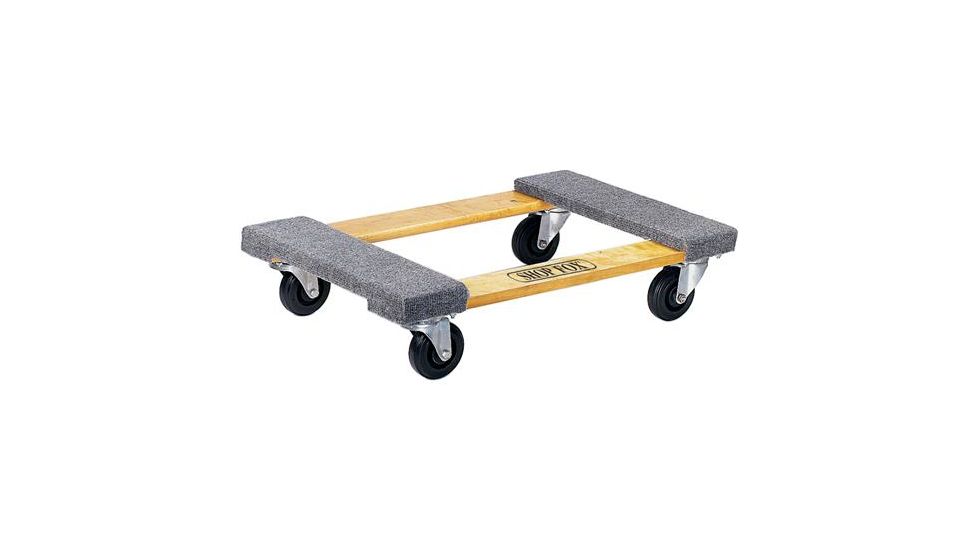 Shop Fox Carpet-Padded Furniture Dolly w/ 4 in. Casters, 660 lb. Capacity, 18 in. x 30 in. Overall D3242