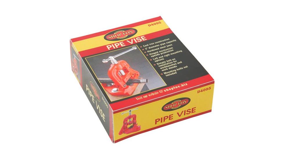 Shop Fox Cast Iron 2 in. Capacity Pipe Vise D4095
