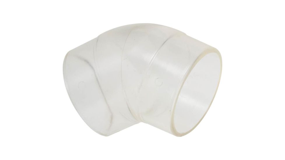 Shop Fox Elbow 2-1/2in, Clear, D4862