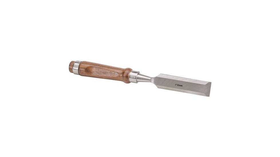 Shop Fox German Type Chrome Vanadium Steel Chisel, Walnut Handle, 1in. Wide File, 10 in. Overall D3798