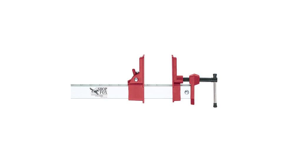 Shop Fox Lightweight Aluminum Bar Clamp, Long Jaws, 48in. D2529