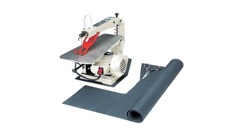 Shop Fox Premium Neoprene Rubber Pad, Black, Anti-Vibration Pad, 1/8 in. Thick, 24in. Wide x 36in. Long W1322