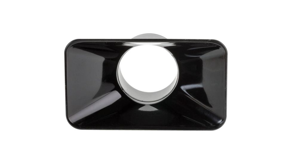 Shop Fox Rectangular Nozzle 6in x 3-1/2in, Black, D4864