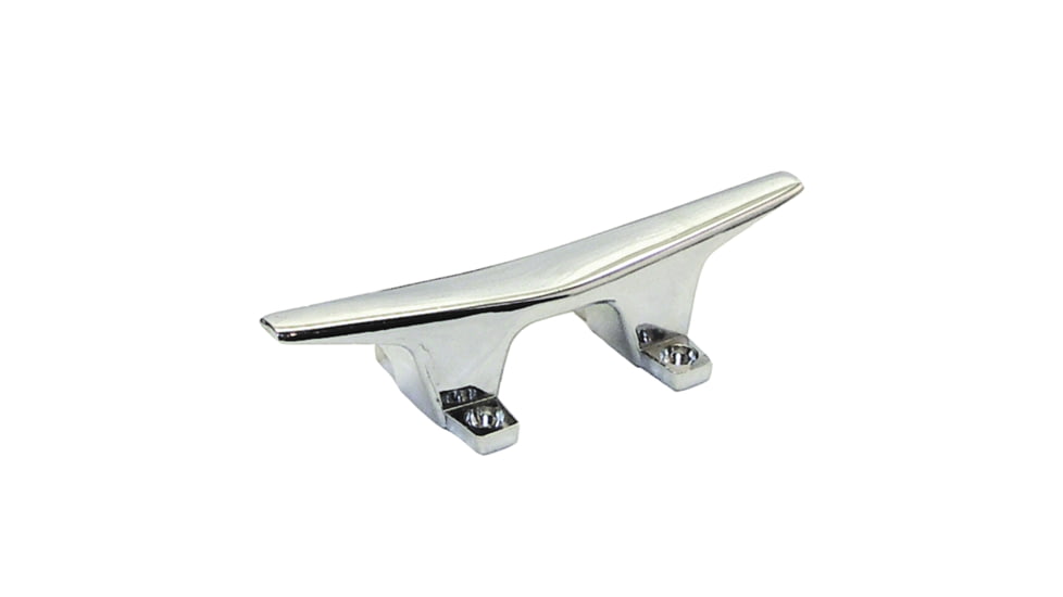 Shoreline Marine Cleat 4-1/2" Chrome Zamak, SL52135