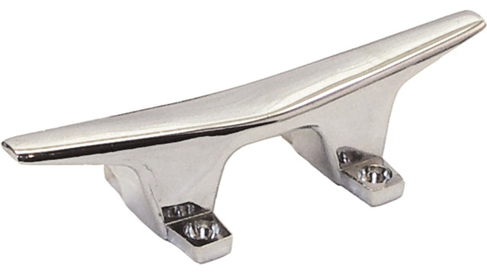 Shoreline Marine Cleat 6" Chrome Plated Zamak, SL52136