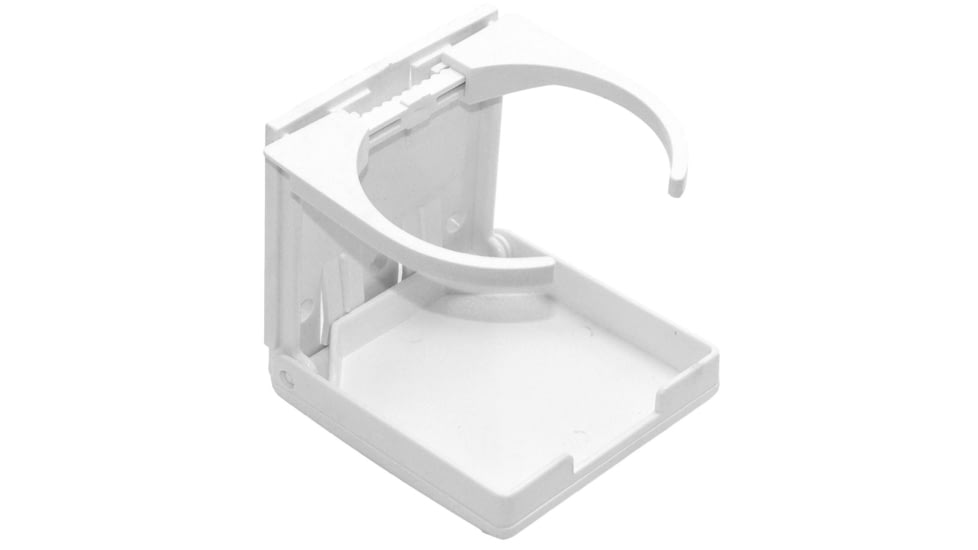 Shoreline Marine Drink Holder Fold-Up White, SL52112