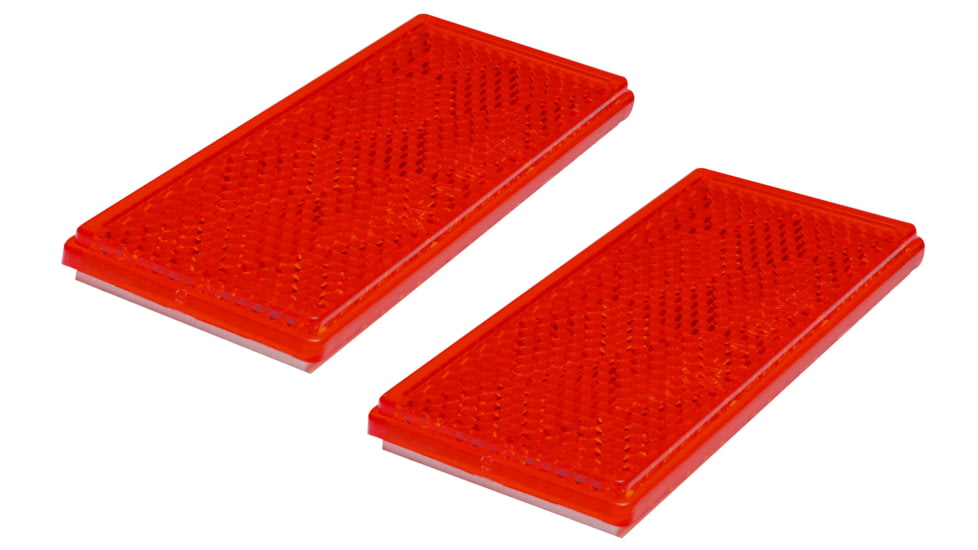 Shoreline Marine Reflector Reflector Rectangle Red, SL76658
