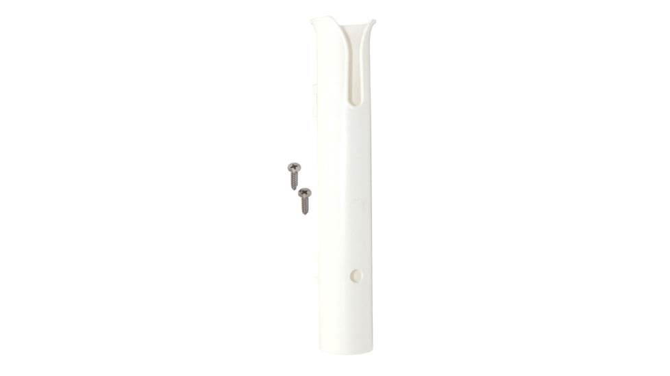 Shoreline Marine Rod Holder Singl Basic White Tube, SL91357