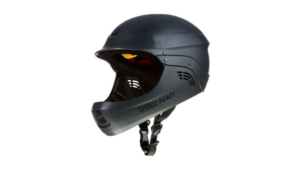 Shred Ready Standard Fullface Safety Helmet, Carbon Black, One-Size, SDFFCBLK19