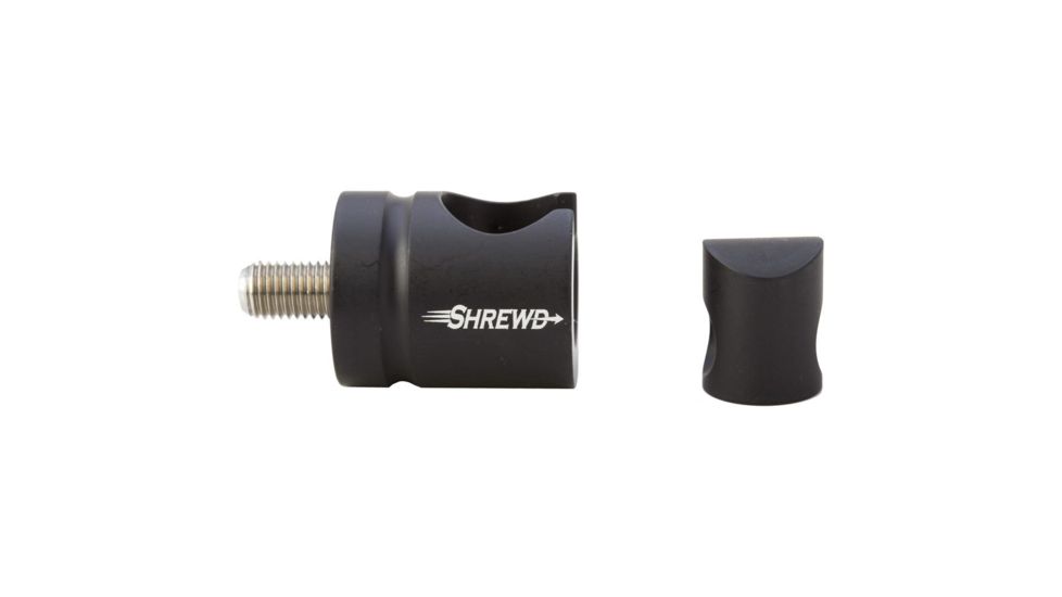 Shrewd Quick Disconnect Matte Black Straight, Black 86819