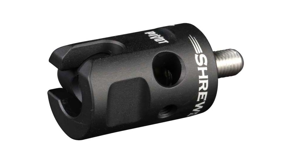 Shrewd Pivot Swivel QD  W/ Integrated Wrist Sling, Black, SMSDPIVOTMBK