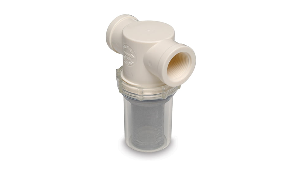 SHURFLO 1-1/4" Raw Water Strainer w/Bracket &amp; Fittings - 20 Mesh 56076