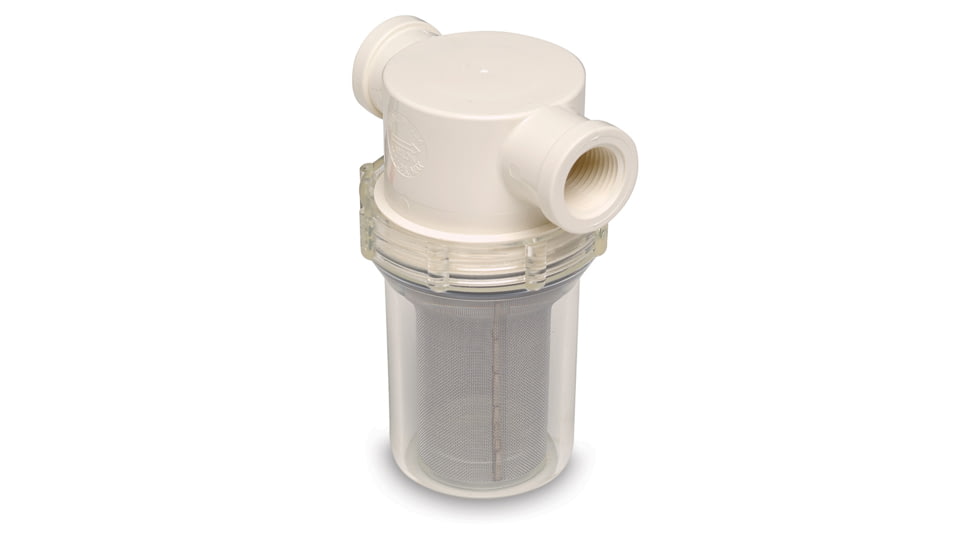 SHURFLO 3/4" Raw Water Strainer w/Bracket &amp; Fittings - 50 Mesh Screen 56074