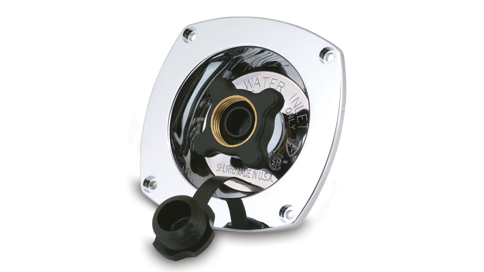 SHURFLO Pressure Reducing City Water Entry - Wall Mount - Chrome 56144