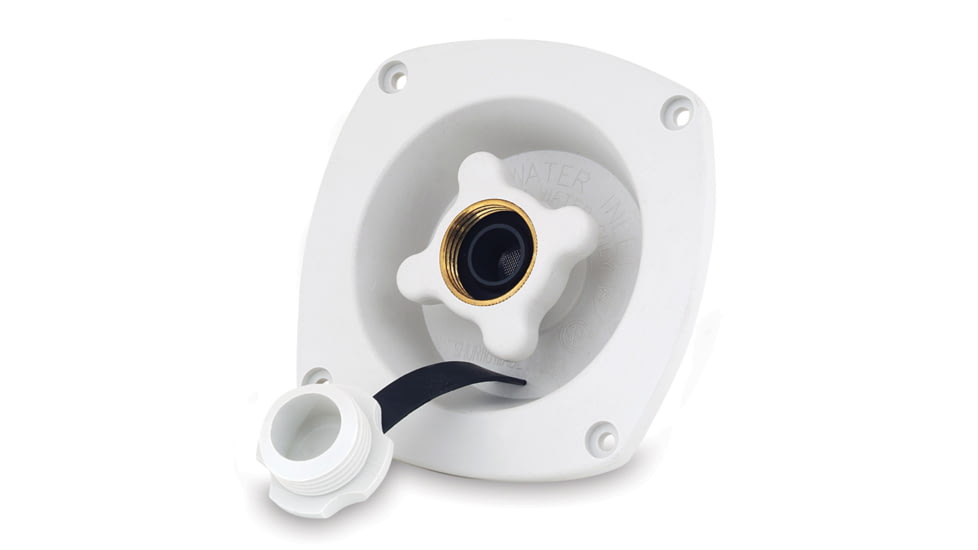 SHURFLO Pressure Reducing City Water Entry - Wall Mount - Gel White 56145