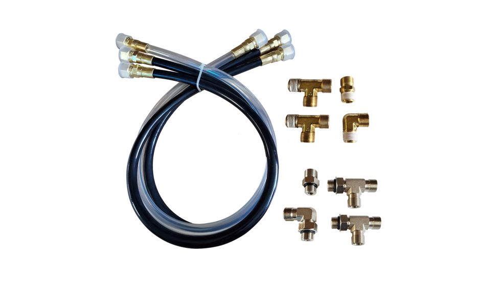 Si-Tex Hydraulic Steering Installation Kit w/Hoses &amp; Fittings Autopilot 59839