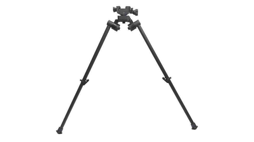 Sierra 7 Extended Length Bipod with Extended Rubber Feet, Matte Black, 380978