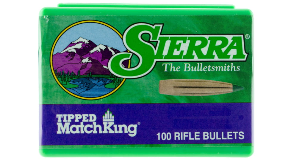 Sierra Bullets 7295 Tipped MatchKing 6mm .243 95 GR Tipped MatchKing 100 Box