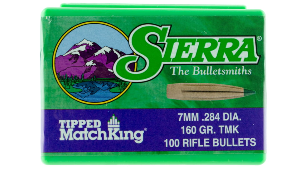 Sierra Bullets 7660 Tipped MatchKing 7mm .284 160 GR Tipped MatchKing 100 Box