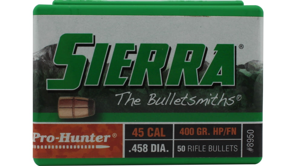 Sierra Bullets 44/70 Caliber 400 Grain Hollow Point / Flatnose Rifle Bullets