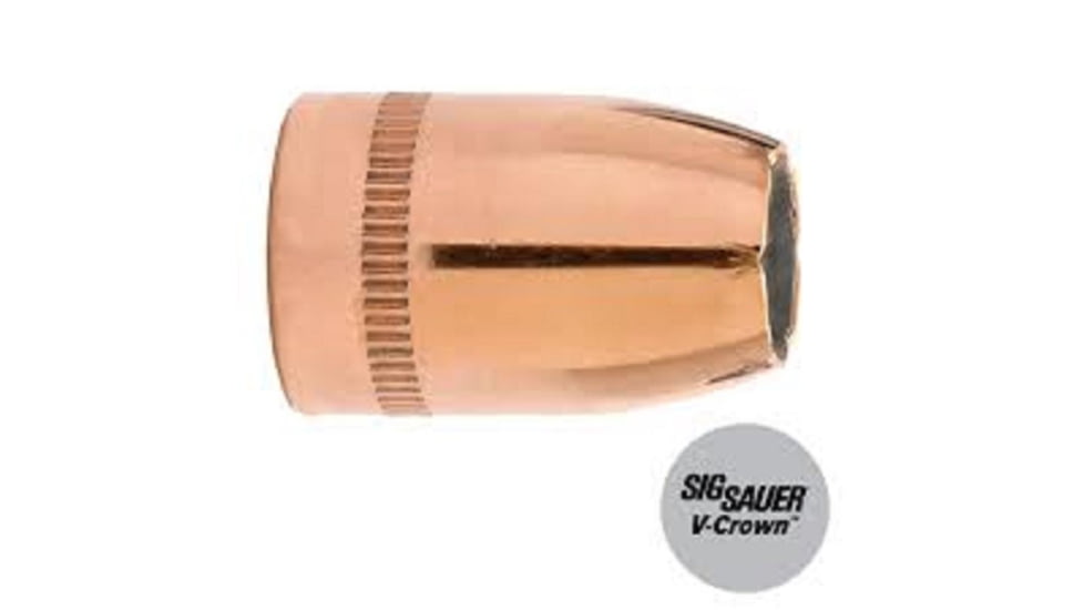 Sierra Bullets Sig Sauer V-Crown by Sierra Handgun Bullets 9mm .355" 125 gr JHP Sig Sauer V- Crown 100/ct, CSSI9925