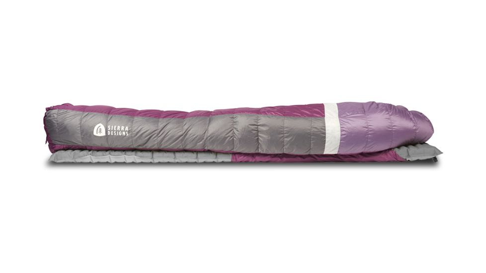 Sierra Designs Backcountry Bed 20 Sleeping Bag 700 DriDown - Women's-Purple/Gray-Regular