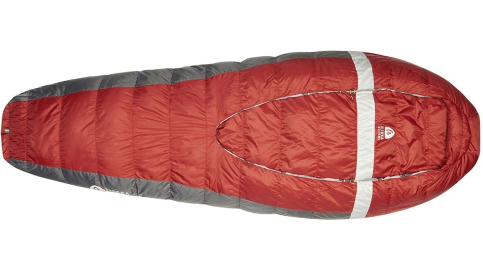Sierra Designs Backcountry Bed 650F 20 Deg Sleeping Bag, Red, Regular, 70603820R