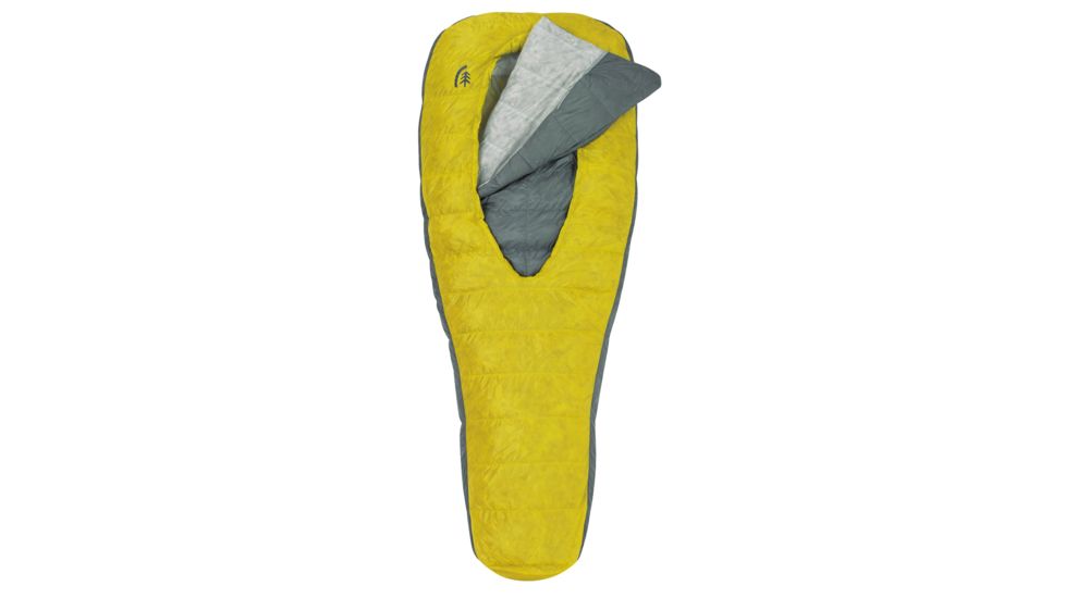 Sierra Designs Backcountry Bed Elite 850 - 2 Season Sleeping Bag-Yellow-Short