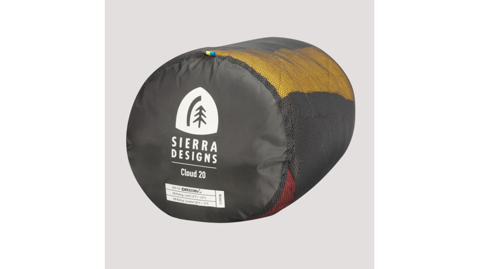Sierra Designs Cloud 800F 20 Degrees Sleeping Bag, Regular, 70607323R