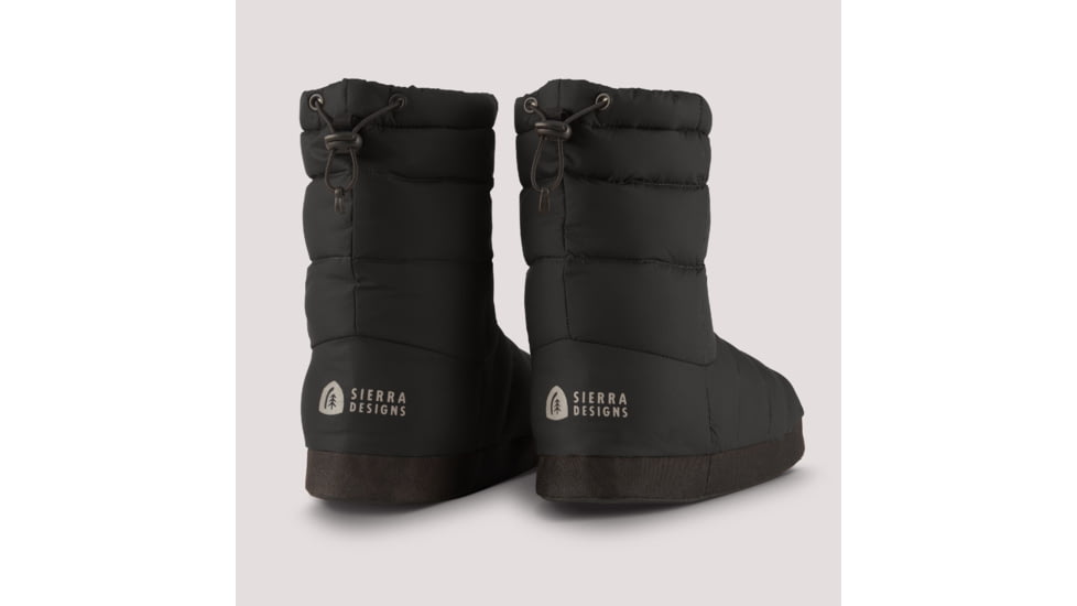 Sierra Designs Down Bootie, Black, Small, 44594823BK-SM