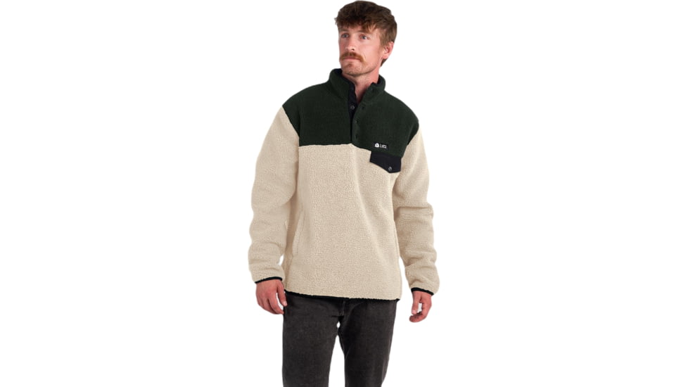 Sierra Designs Hale Snap Pullover - Mens, Cream, Large, 22940923CRM-LG